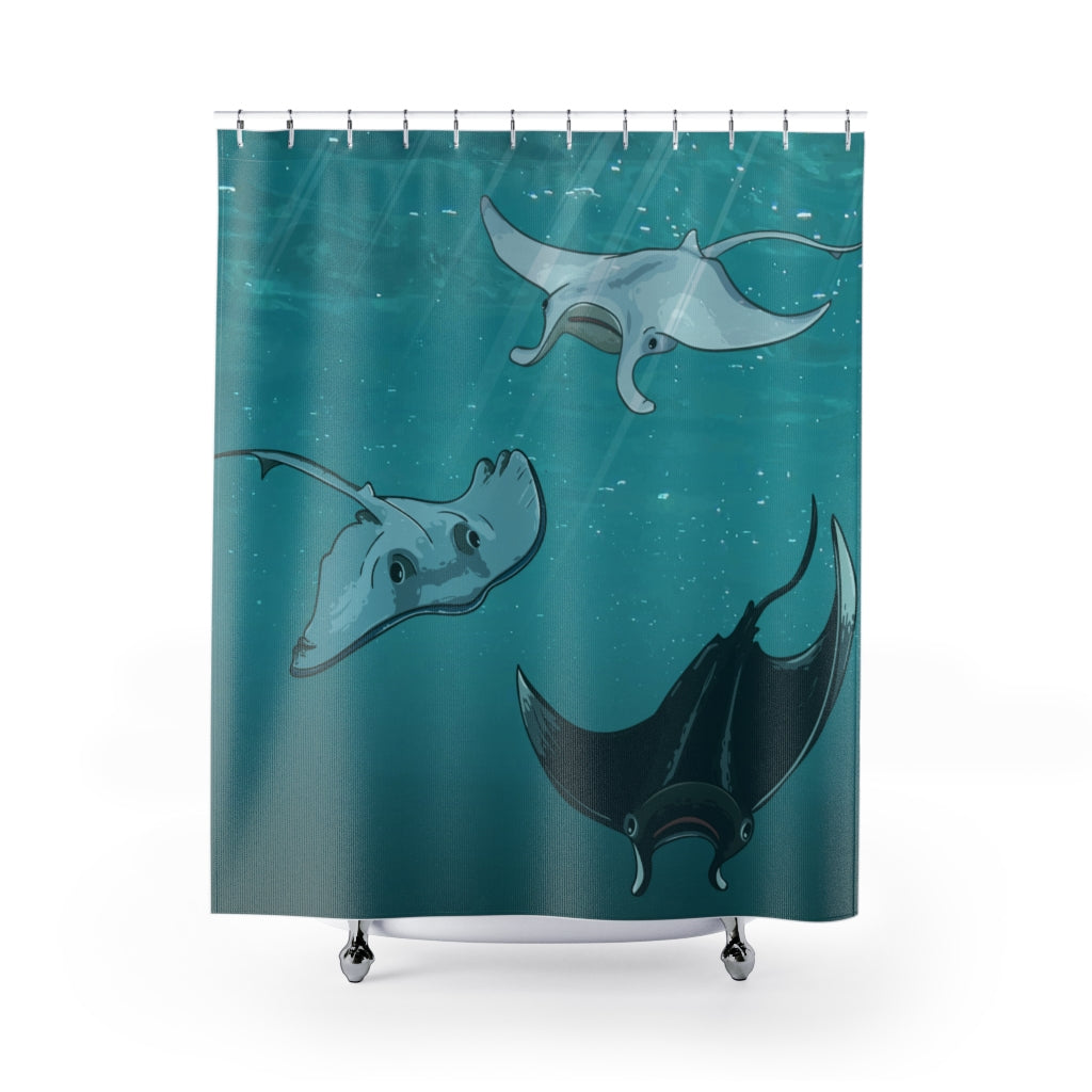 Manta Ray Shower Curtain ArcLight Products