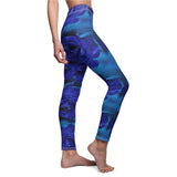 Blue Rose Leggings