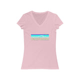 California Women's Jersey Short Sleeve V-Neck Tee (2)