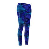 Blue Rose Leggings