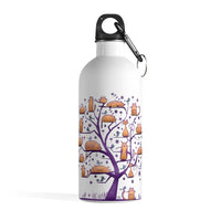 Cat Tree Stainless Steel Water Bottle