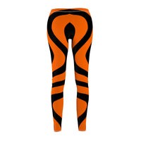 Orange Twist Leggings