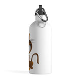 Grinning Cat Stainless Steel Water Bottle