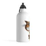 Grinning Cat Stainless Steel Water Bottle