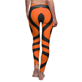 Orange Twist Leggings