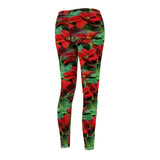 Poinsettia Leggings