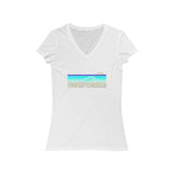 California Women's Jersey Short Sleeve V-Neck Tee (2)