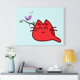 Happy Cat Canvas Gallery Wrap