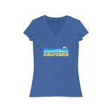 California Women's Jersey Short Sleeve V-Neck Tee (1)