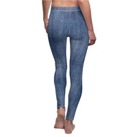 Faux Denim Leggings