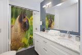 Nature Cat Shower Curtain