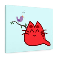 Happy Cat Canvas Gallery Wrap