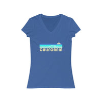 California Women's Jersey Short Sleeve V-Neck Tee (2)