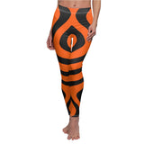 Orange Twist Leggings