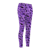 Floral Lavender Leggings