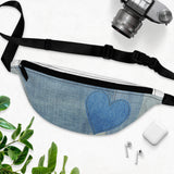 Faux Denim Heart AB-Pack