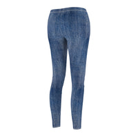 Faux Denim Leggings