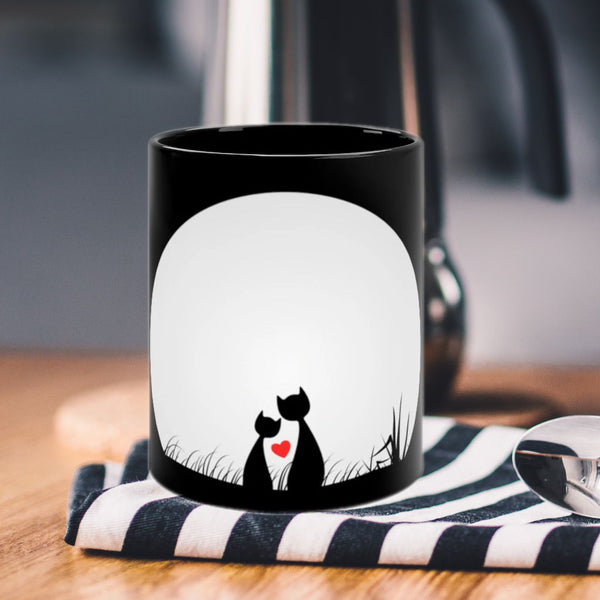 Moonrise of Love Mug (Black)