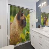 Nature Cat Shower Curtain