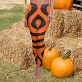 Orange Twist Leggings